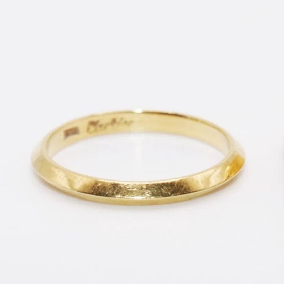 CARTIER 18K GOLD BAND Size 5 Knife edge - Picture 4 of 4